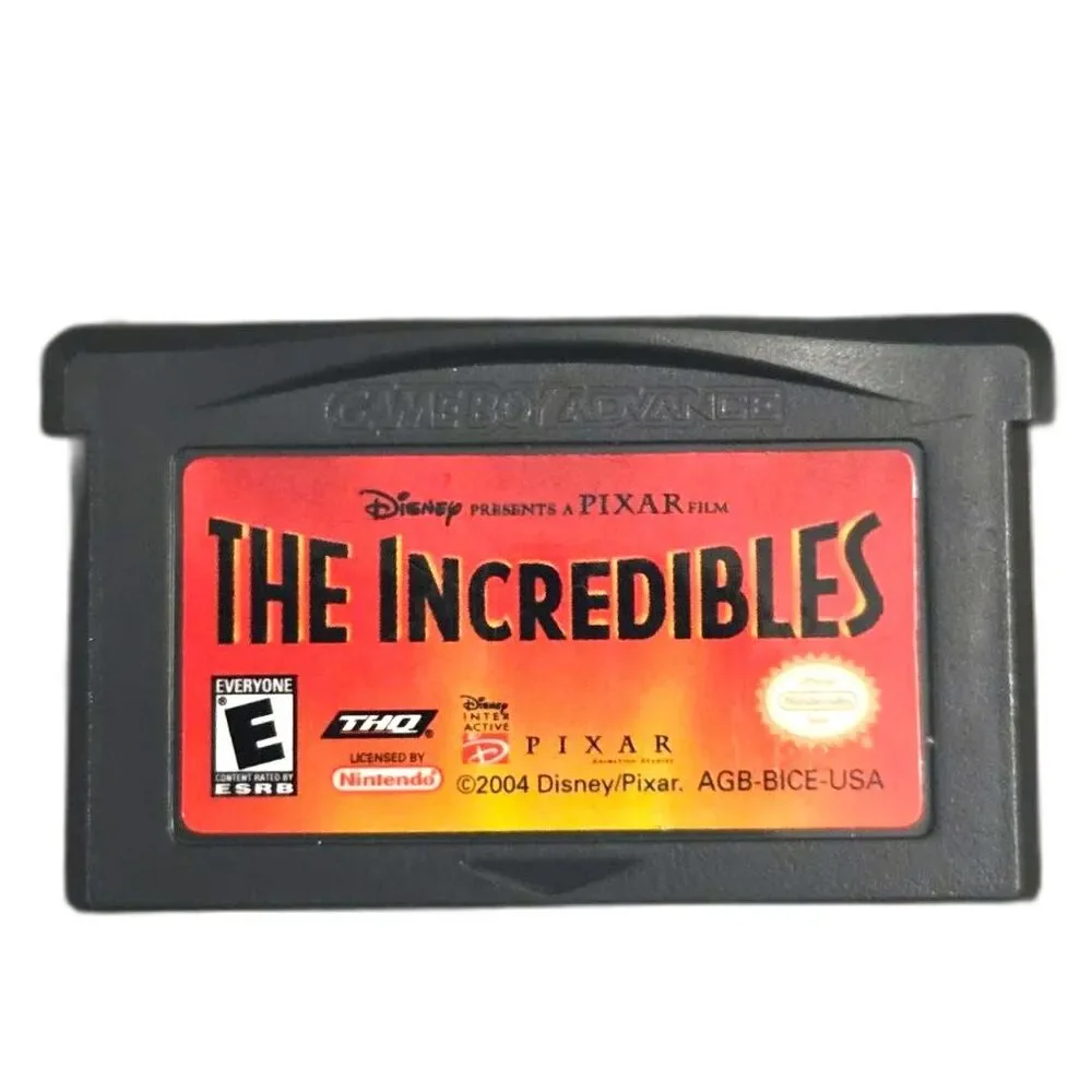The Incredibles Nintendo Game Boy Advance GBA Cartridge Untested w/ Case